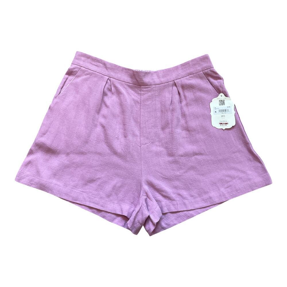 Altar’d State Laila Linen Trouser Short Pull On Large
Pink